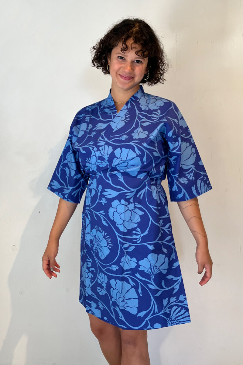Kimono-klänning Varma Backen Blå