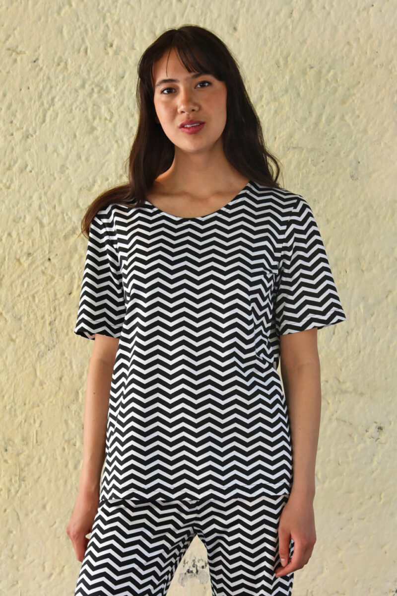 Stor t-shirt Twin Peaks Svart & Vit