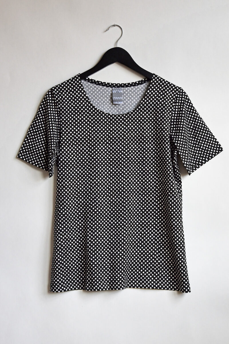 Stor t-shirt Kapris Svart & Vit