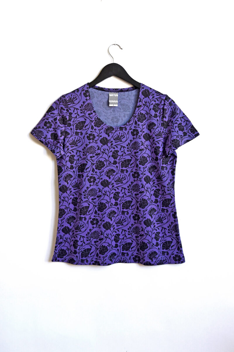 Liten t-shirt Lilla Backen Lila & Svart