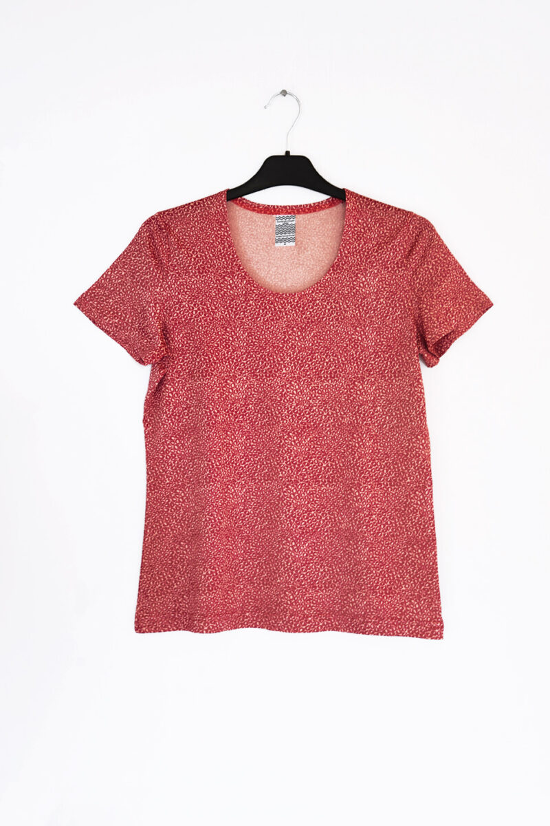 Liten t-shirt Wicky Leeks Röd Persika
